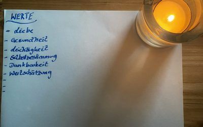 Kennen Sie Ihre Werte im Leben?