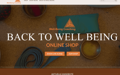 Back to Well-Being- Onlineshop